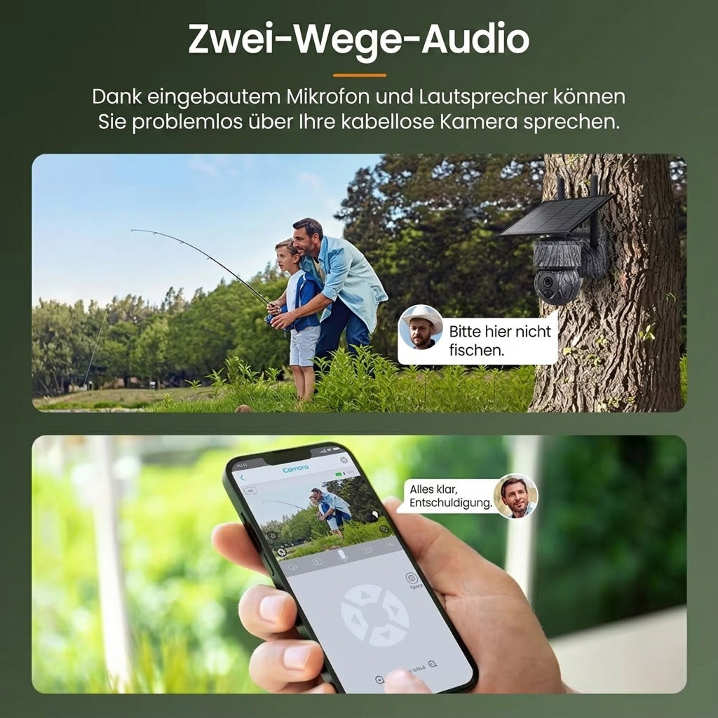 AstroHaw 4K Kamerafalle & Wildkamera mit No-Glow