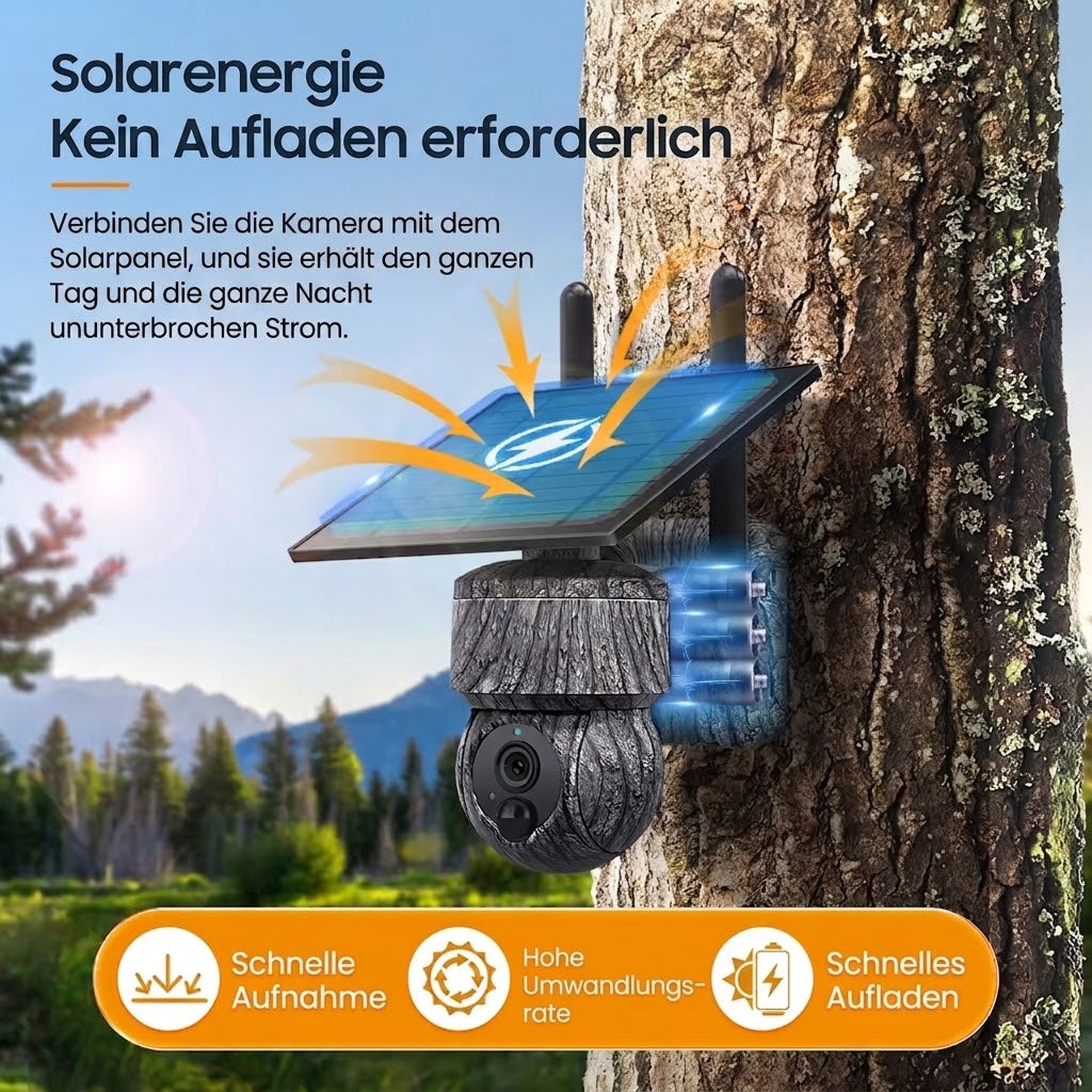 AstroHaw 4K Kamerafalle & Wildkamera mit No-Glow
